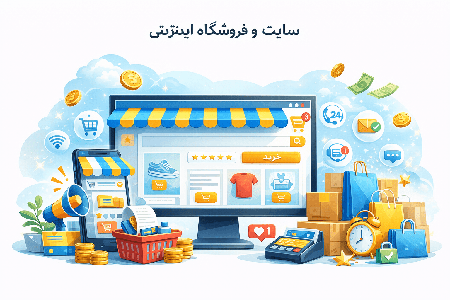 سایت چیست و چگونه کار می‌کند؟ | راهنمای کامل برای کسب‌وکارهای مشهد